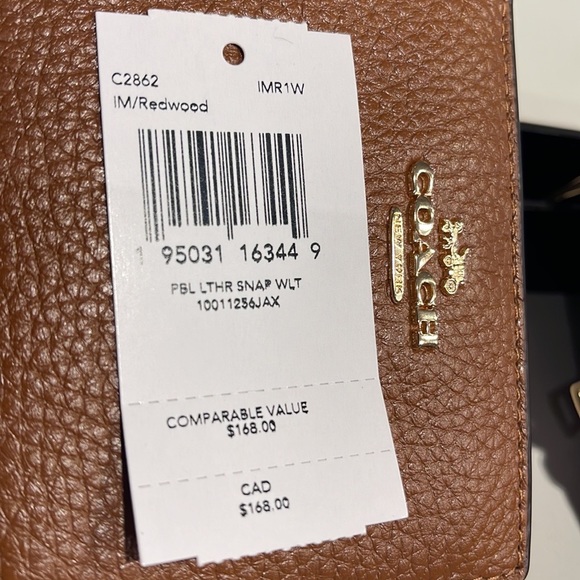 Coach Snap Wallet
IM/Redwood - Picture 6 of 16